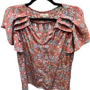 Max Studio Women’s Flutter Sleeve Top